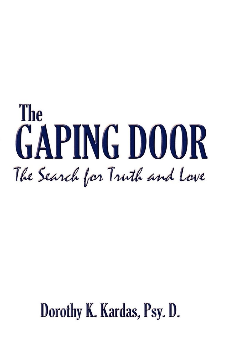 The Gaping Door 1