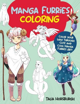 Manga Furries Coloring: Volume 4 1
