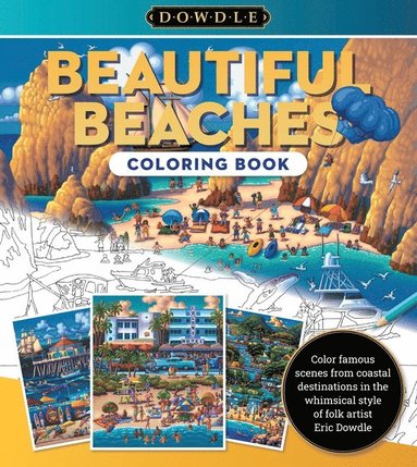 bokomslag Beautiful Beaches Coloring Book: Volume 2