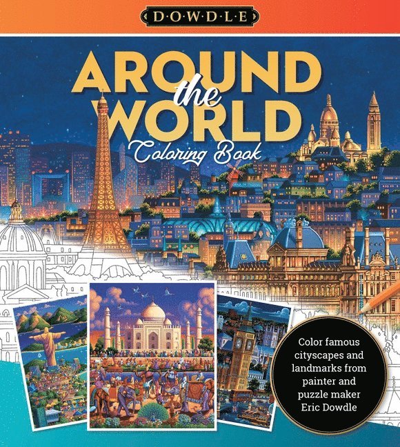 Around the World Coloring Book