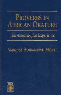bokomslag Proverbs in African Orature