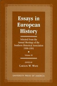 bokomslag Essays in European History