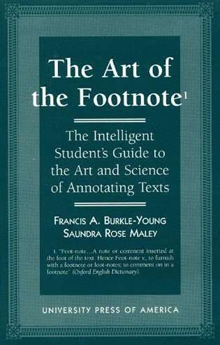 Art of the Footnote