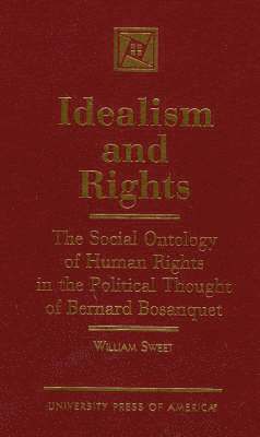 bokomslag Idealism and Rights