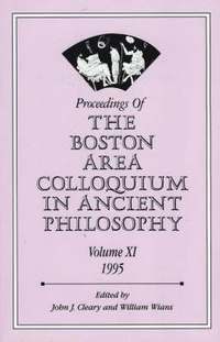 bokomslag Proceedings of the Boston Area Colloquium in Ancient Philosophy