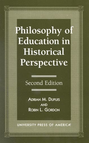 bokomslag Philosophy of Education in Historical Perspective