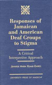 bokomslag Responses of Jamaican and American Deaf Groups to Stigma