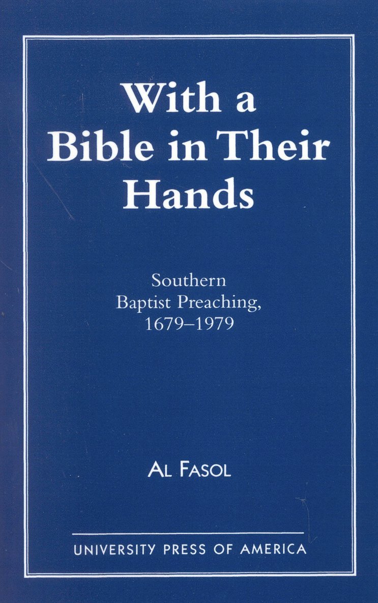 Al Fasol - With A Bible In Their Hands, Häftad