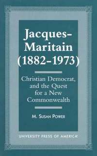 bokomslag Jacques-Maritain (1882-1973)