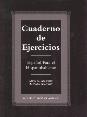 bokomslag Cuaderno De Ejercicios