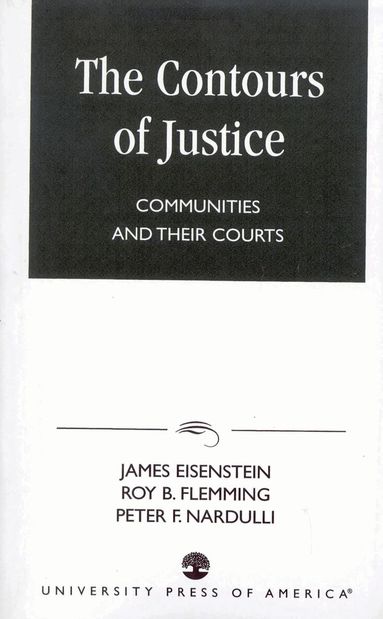 James Eisenstein, Roy B. Flemming, Peter F. Mardulli - Contours of Justice, Häftad