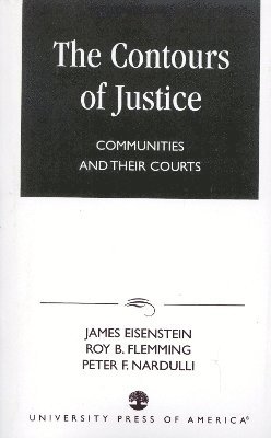 James Eisenstein, Roy B. Flemming, Peter F. Mardulli - Contours of Justice, Häftad