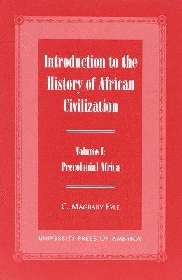 Introduction to the History of African Civilization 1