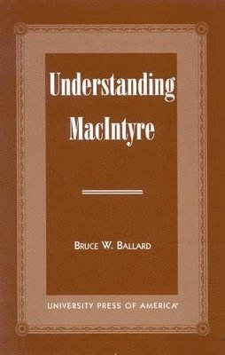 bokomslag Understanding MacIntyre