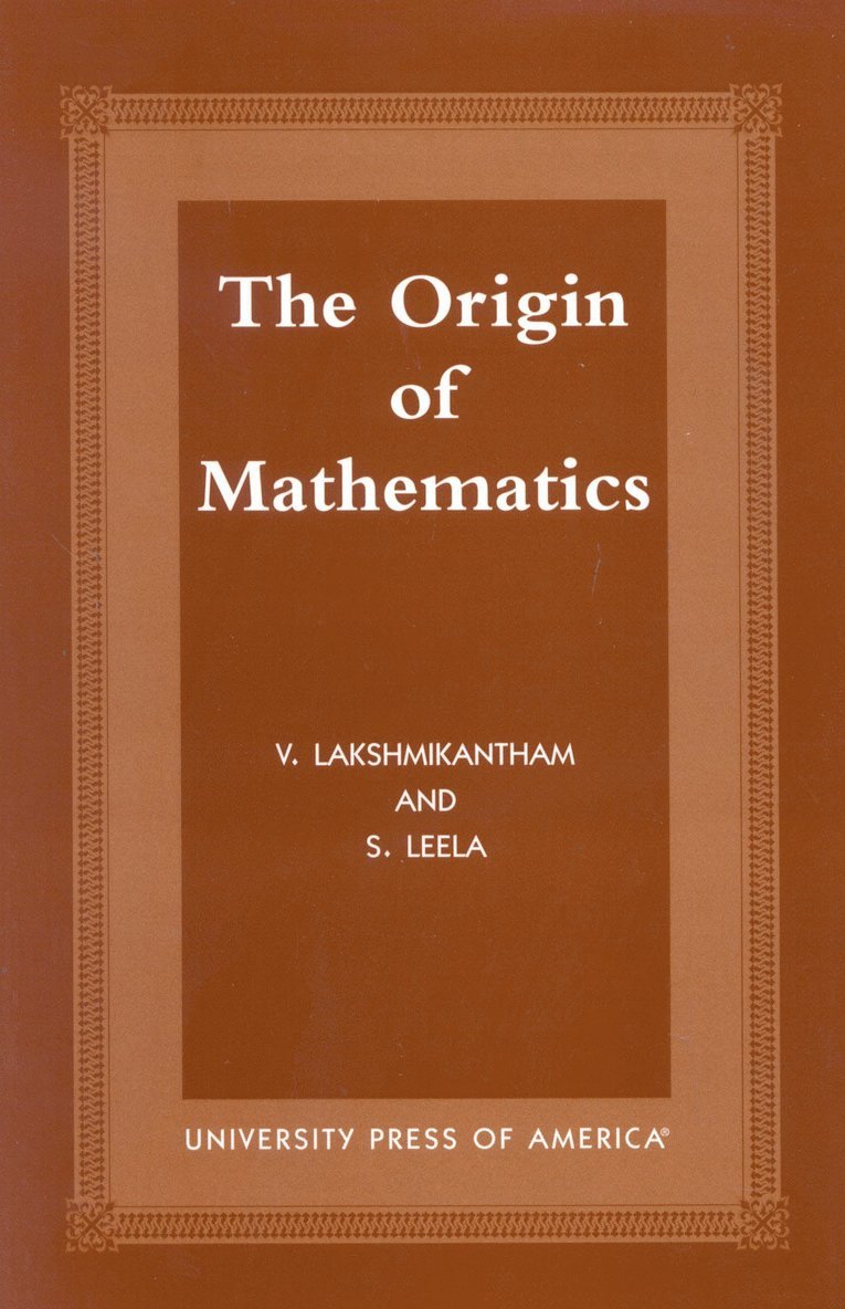 The Origins of Mathematics 1