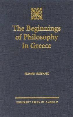 bokomslag Beginnings of Philosophy in Greece