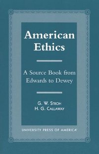 bokomslag American Ethics