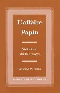 bokomslag L'Affaire Papin