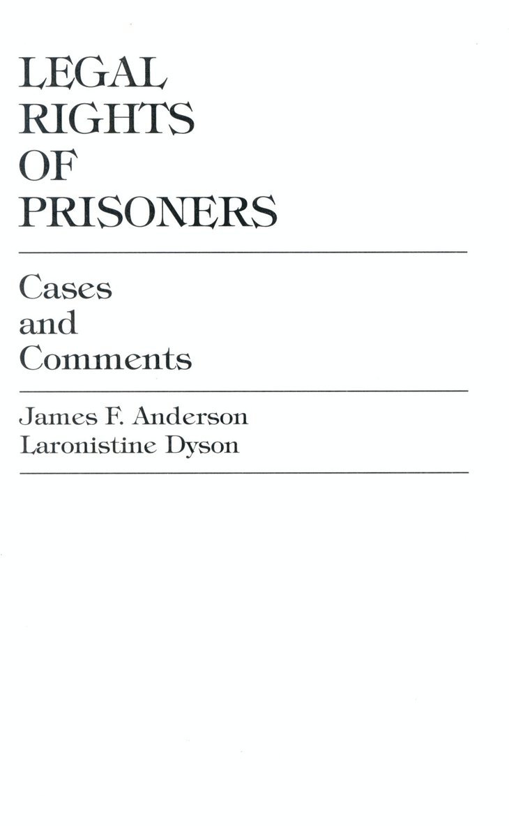 Legal Rights of Prisoners 1