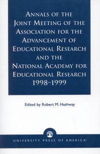 bokomslag Annals of the Joint Meeting of the Association for the Advancement of Educational Research and the National Academy for Educational Research 1998-1999