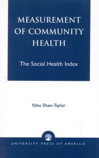 bokomslag Measurement of Community Health