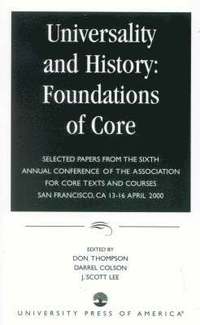 bokomslag Universality and History:  Foundations of Core