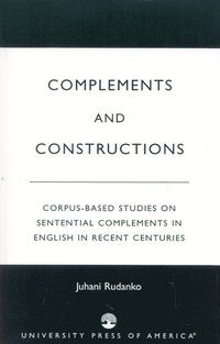 bokomslag Complements and Constructions