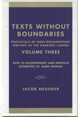 bokomslag Texts Without Boundaries: Protocols of Non-Documentary Writing in the Rabbinic Canon