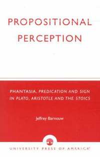 bokomslag Propositional Perception
