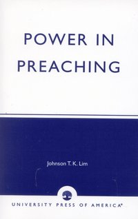 bokomslag Power in Preaching