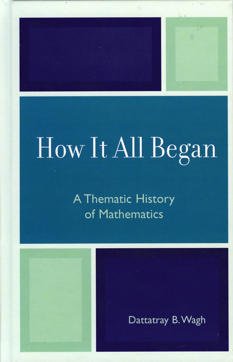 Dattatray B. Wagh - How it All Began, Inbunden