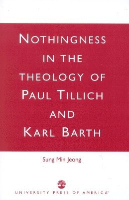 Sung Min Jeong - Nothingness in the Theology of Paul Tillich and Karl Barth, Häftad