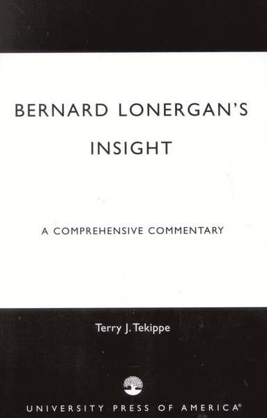 bokomslag Bernard Lonergan's Insight