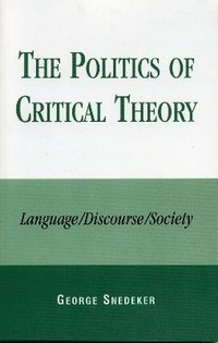 bokomslag The Politics of Critical Theory
