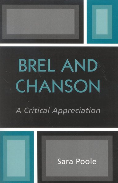 bokomslag Brel and Chanson