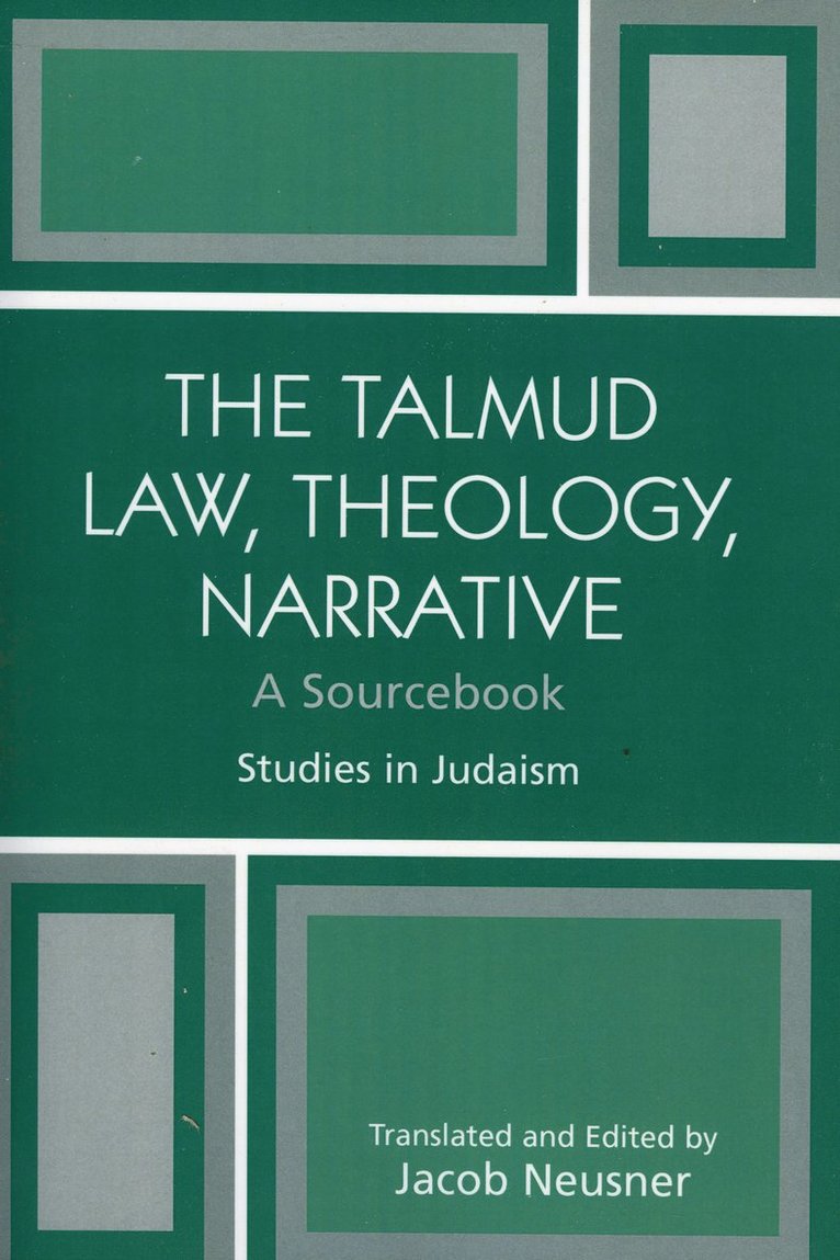Talmud Law, Theology, Narrative 1
