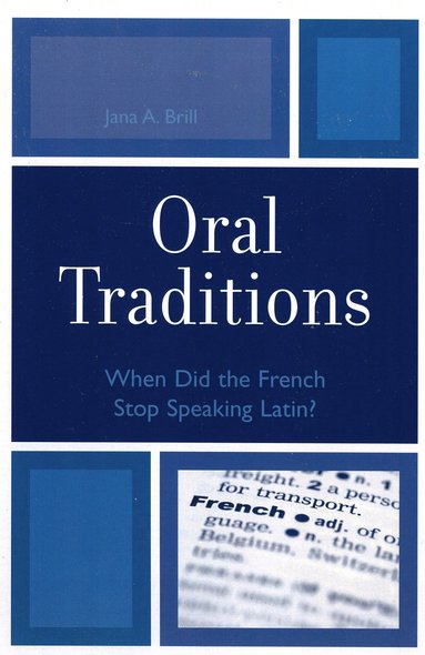 bokomslag Oral Traditions