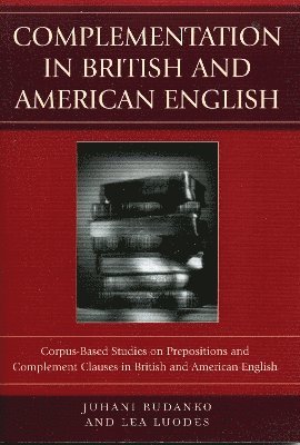 bokomslag Complementation in British and American English