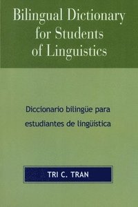 bokomslag Bilingual Dictionary for Students of Linguistics