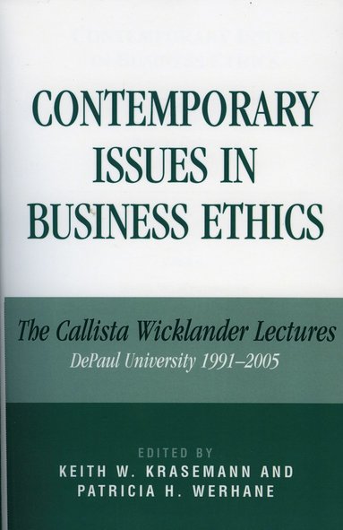 bokomslag Contemporary Issues in Business Ethics