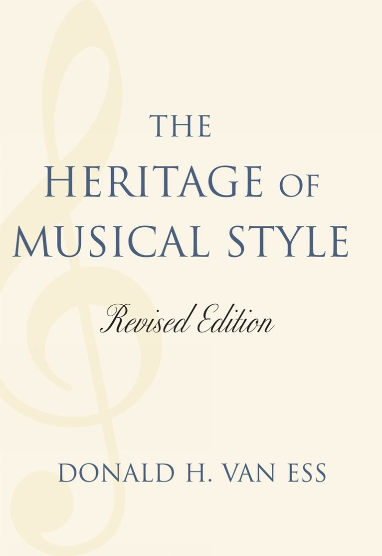 Heritage of Musical Style 1