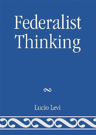 bokomslag Federalist Thinking