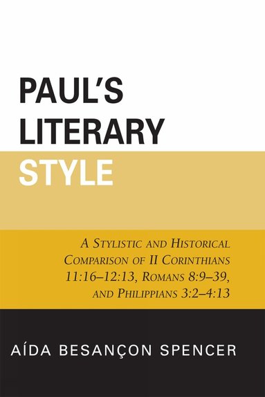 Aída Besançon, Spencer - Paul's Literary Style, Häftad