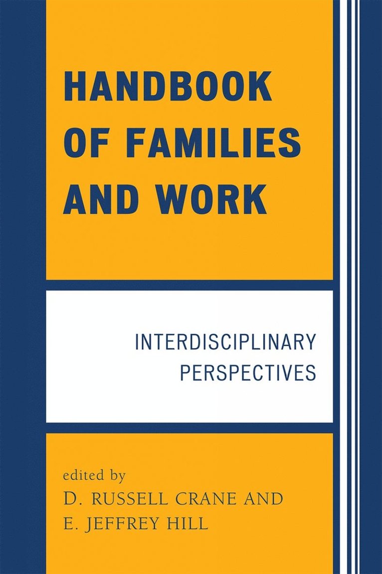 Handbook of Families and Work