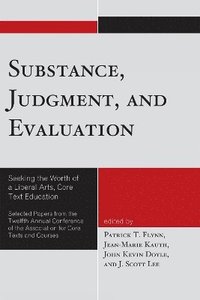 bokomslag Substance, Judgment, and Evaluation