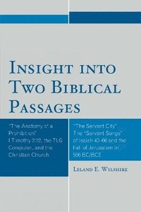 bokomslag Insight into Two Biblical Passages