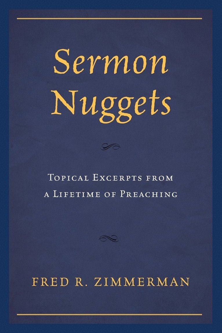 Sermon Nuggets 1