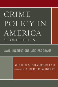 bokomslag Crime Policy in America