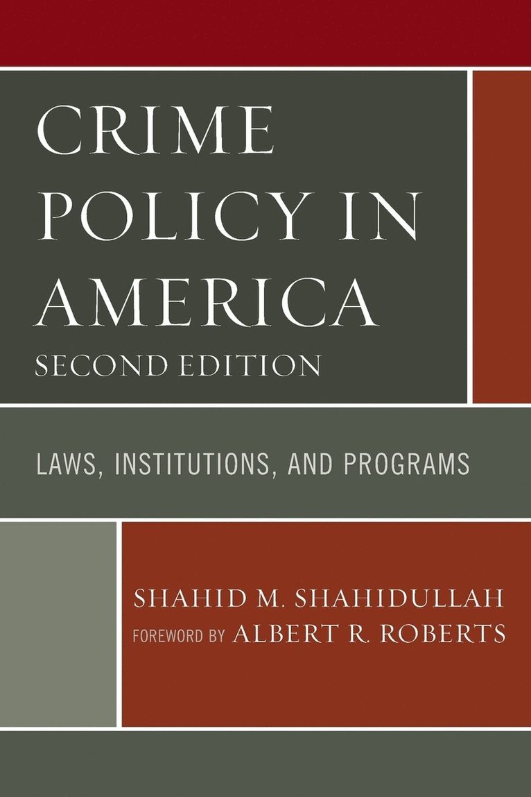 Crime Policy in America 1