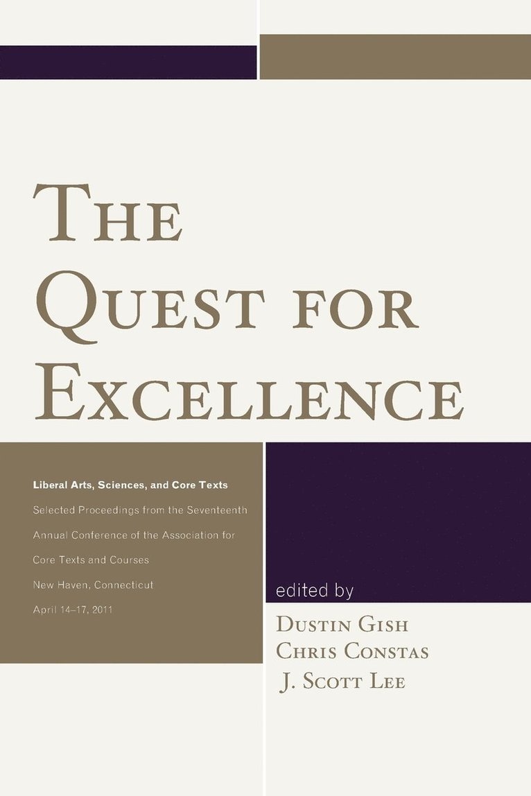 The Quest for Excellence 1